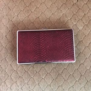 Burgundy wallet